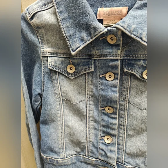 Jean jacket toddler girl 6 - Picture 3 of 4